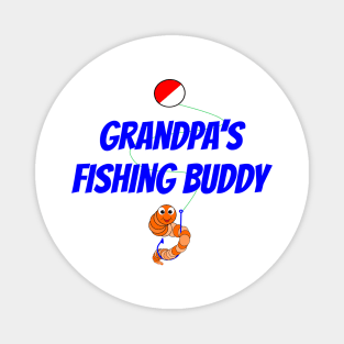 Grandpa's Fishing Buddy Magnet